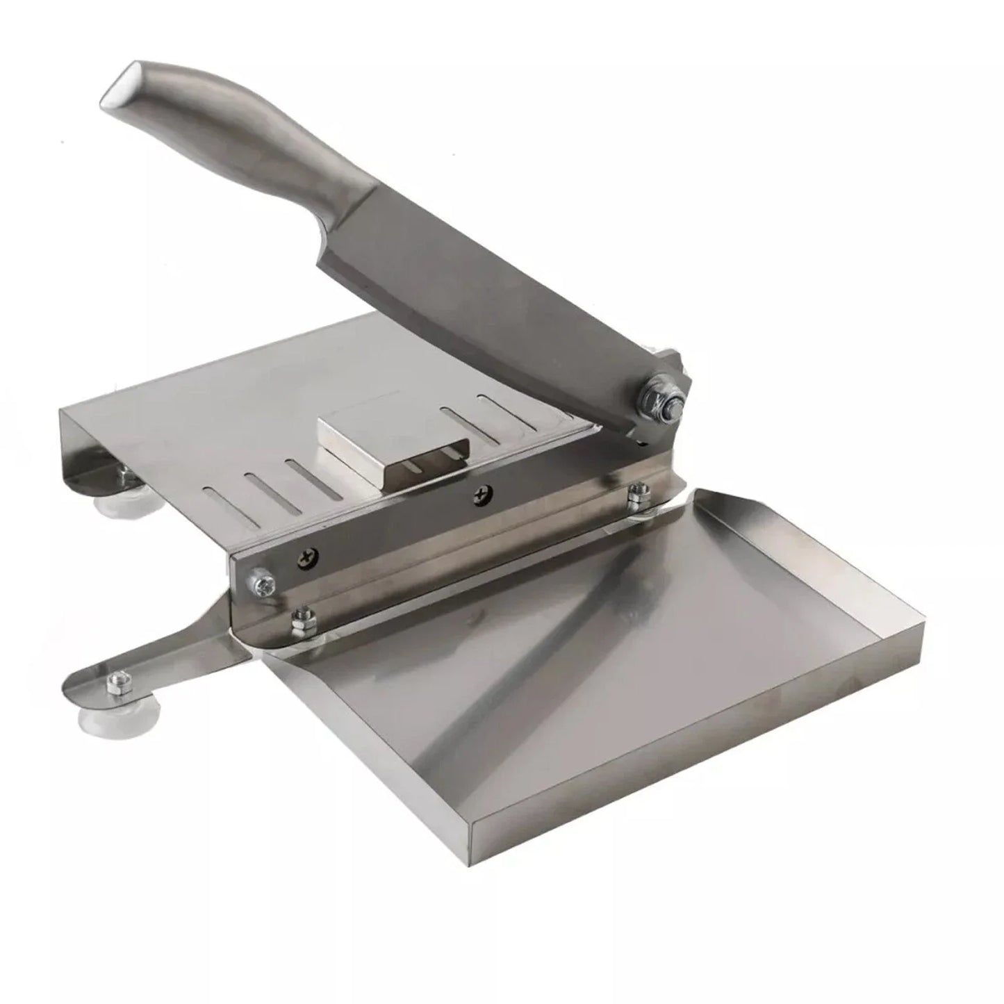 Manual Meat Slicer Bone Cutter Stainless Steel Food Cutter Slicing Machine Adjustable Multifunction Cutting Knife Kitchen Tools