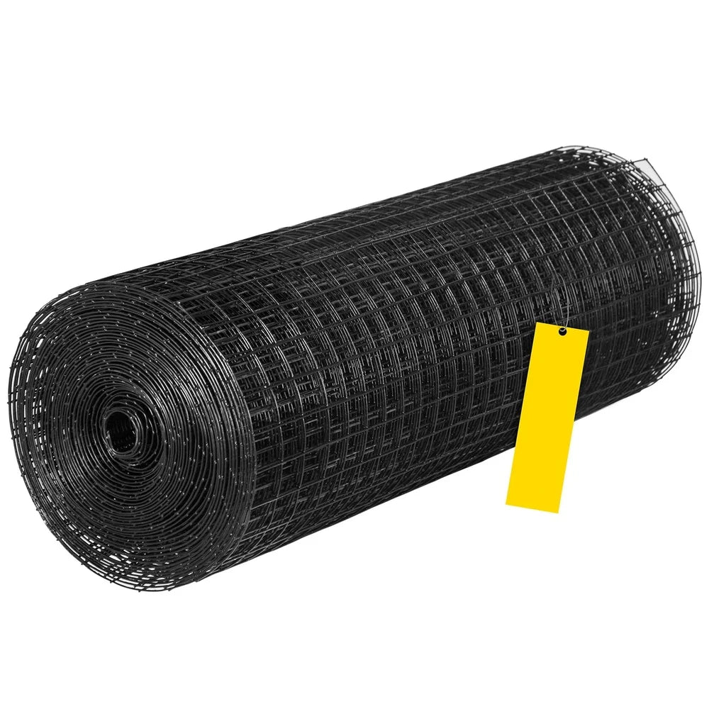 Durable Vinyl Coated Galvanized Steel Hardware Cloth 48 Inch x 50 Feet 16 Gauge Wire Mesh with Cutting Tool Garden Protection