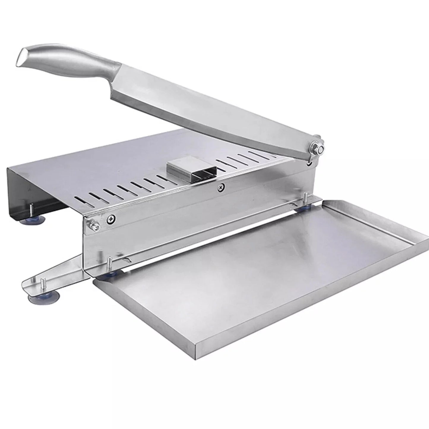 Manual Meat Slicer Bone Cutter Stainless Steel Food Cutter Slicing Machine Adjustable Multifunction Cutting Knife Kitchen Tools