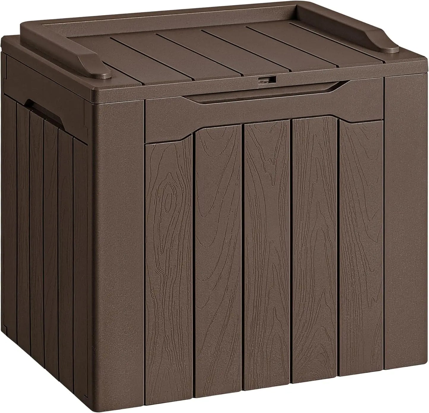 30 Gallon Resin Deck Box Outdoor Indoor Waterproof Storage Box for Patio Furniture Pool Accessories Storage for Cushion Garden