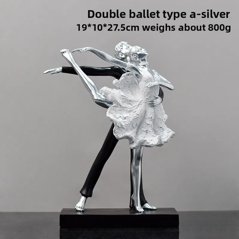 A light luxury style dance girl handicraft beauty salon counter and desktop personalized and creative decoration