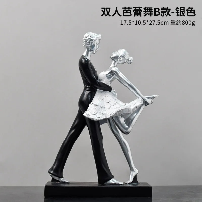 A light luxury style dance girl handicraft beauty salon counter and desktop personalized and creative decoration