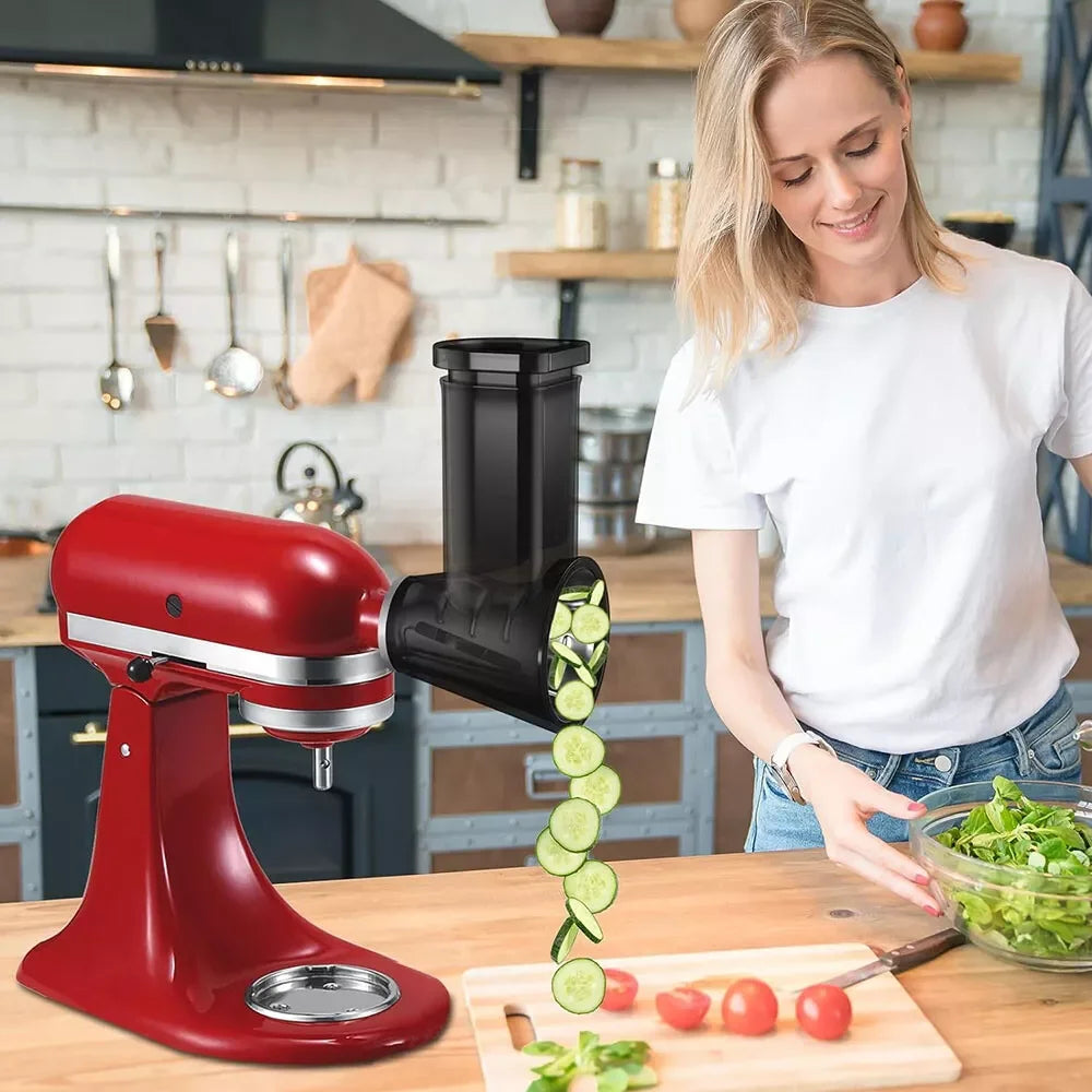 Slicer Shredder Chopper Attachments Cheese Grater Accessories for KitchenAid Stand Mixer