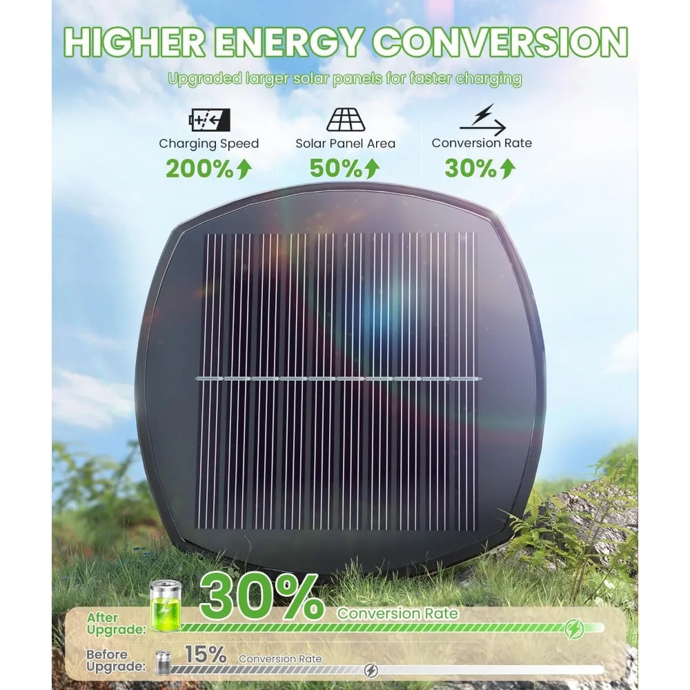 Bright Solar Lights Outdoor 6 Pack Waterproof IP65 Solar Pathway Lights Auto On Off Long Lasting Yard Lighting