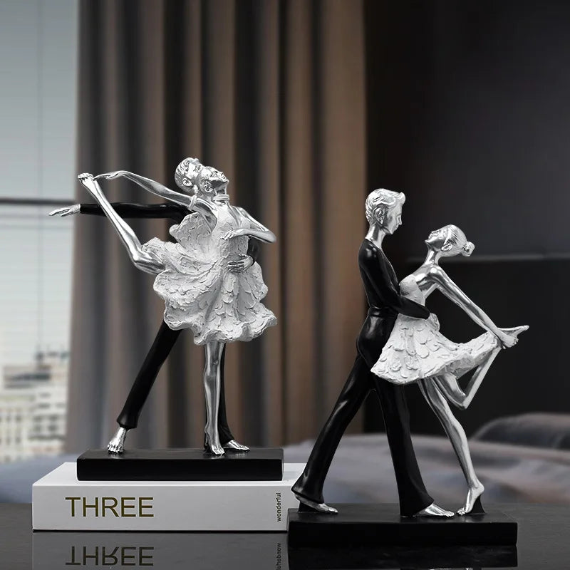 A light luxury style dance girl handicraft beauty salon counter and desktop personalized and creative decoration