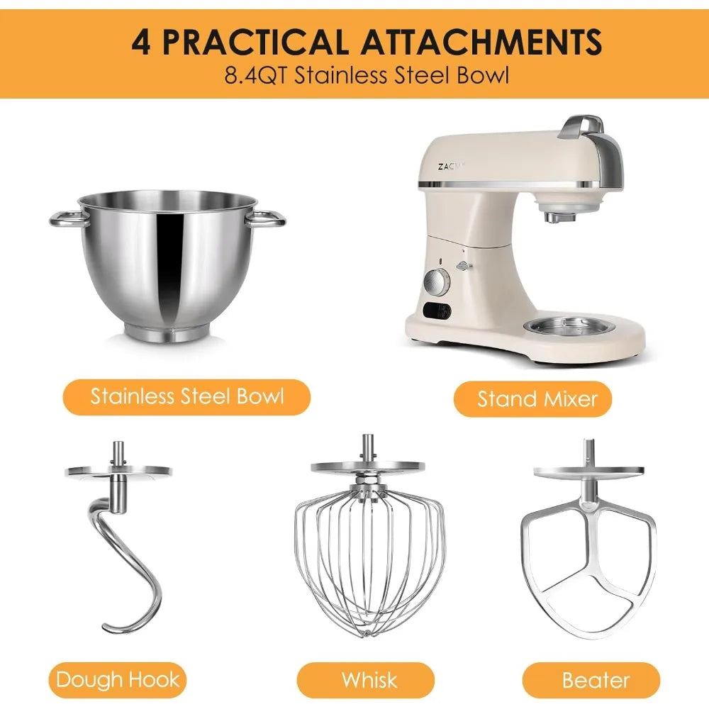 Hot Sale Commercial Stand Mixer 800W with NSF Certified and Aluminum Die Casting, Mixers Kitchen Electric Stand Mixer Metal