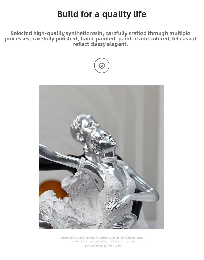 A light luxury style dance girl handicraft beauty salon counter and desktop personalized and creative decoration