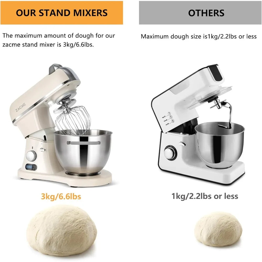 Hot Sale Commercial Stand Mixer 800W with NSF Certified and Aluminum Die Casting, Mixers Kitchen Electric Stand Mixer Metal