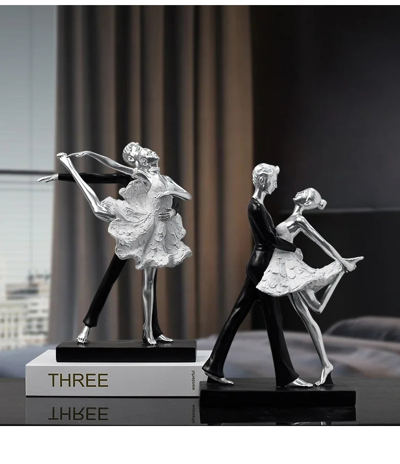A light luxury style dance girl handicraft beauty salon counter and desktop personalized and creative decoration