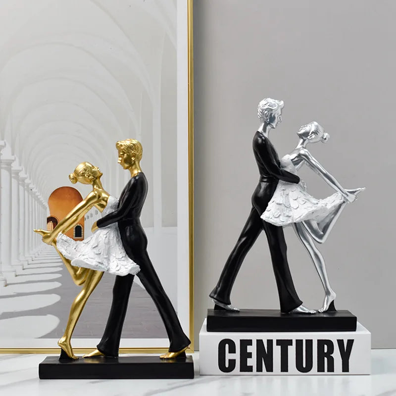 A light luxury style dance girl handicraft beauty salon counter and desktop personalized and creative decoration