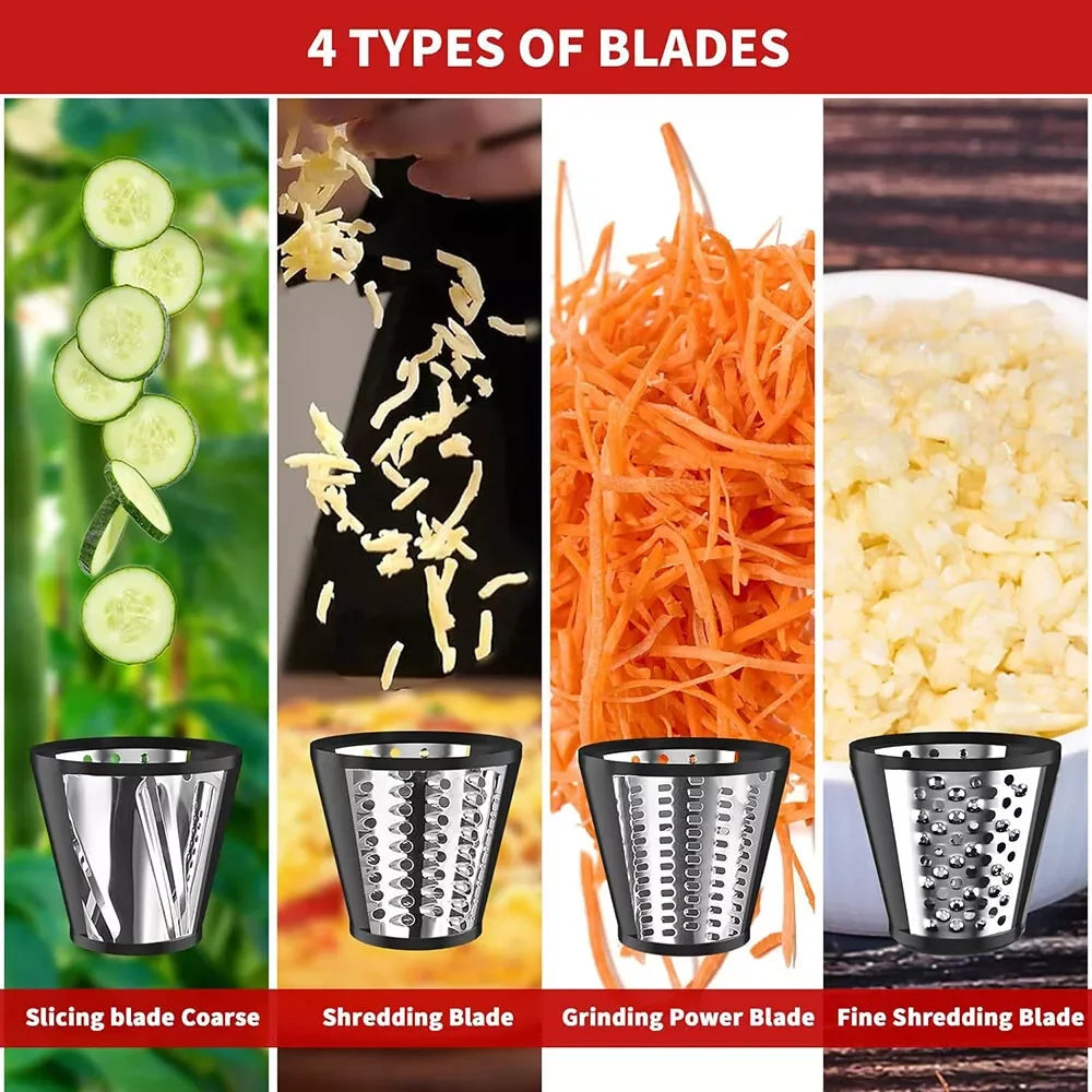 Slicer Shredder Chopper Attachments Cheese Grater Accessories for KitchenAid Stand Mixer