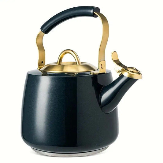 Stainless Steel  Kettle 1.8L - Blue & Gold